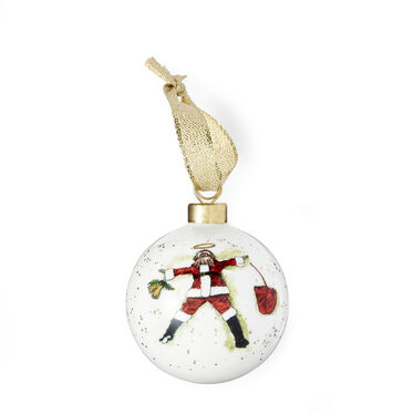 Kit Kemp Doodles Best in Snow Bauble Kit Kemp Doodles Best in Snow Bauble